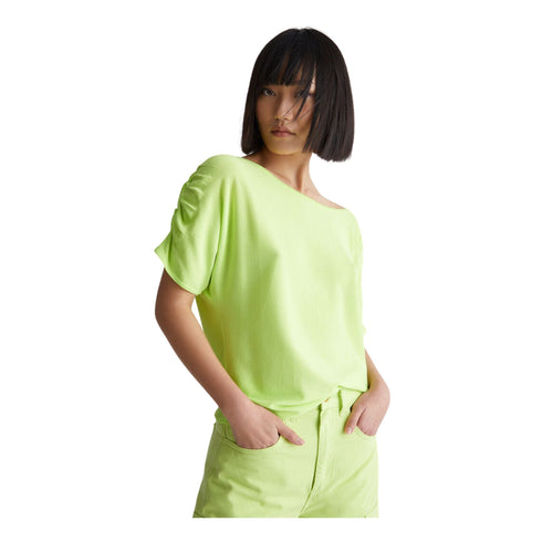 Maglia Donna con maniche arricciate Acido Liu Jo- Francavilla Moda